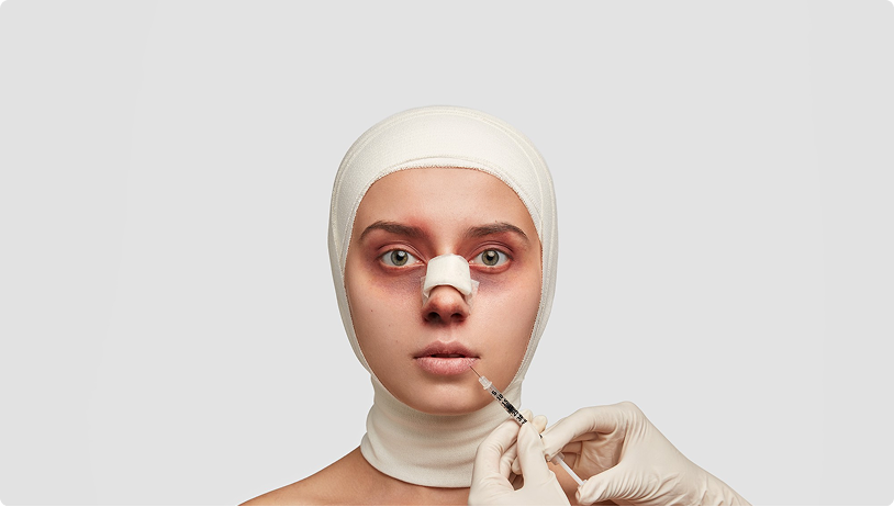 Patient prepared before surgery